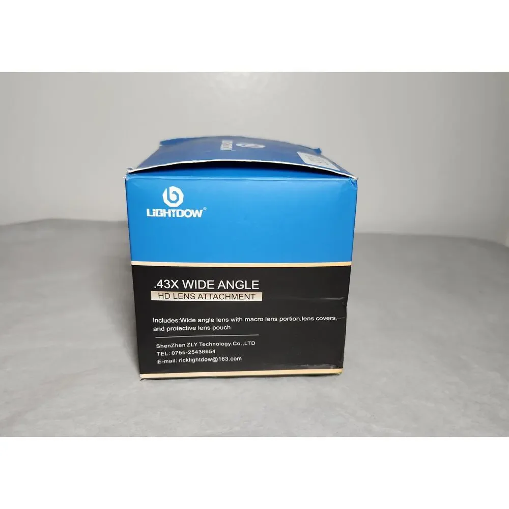 Lightdow .43X Wide Angle HD Lens Attachment Platinum Series Open Box